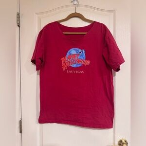Planet Hollywood Las Vegas Red T-Shirt​​​​